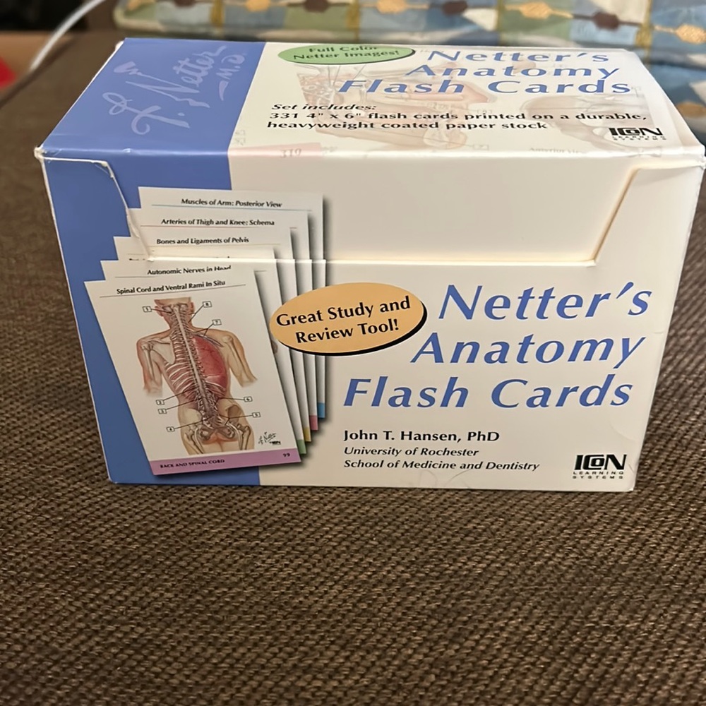 Netter’s  Anatomy Flashcards.
